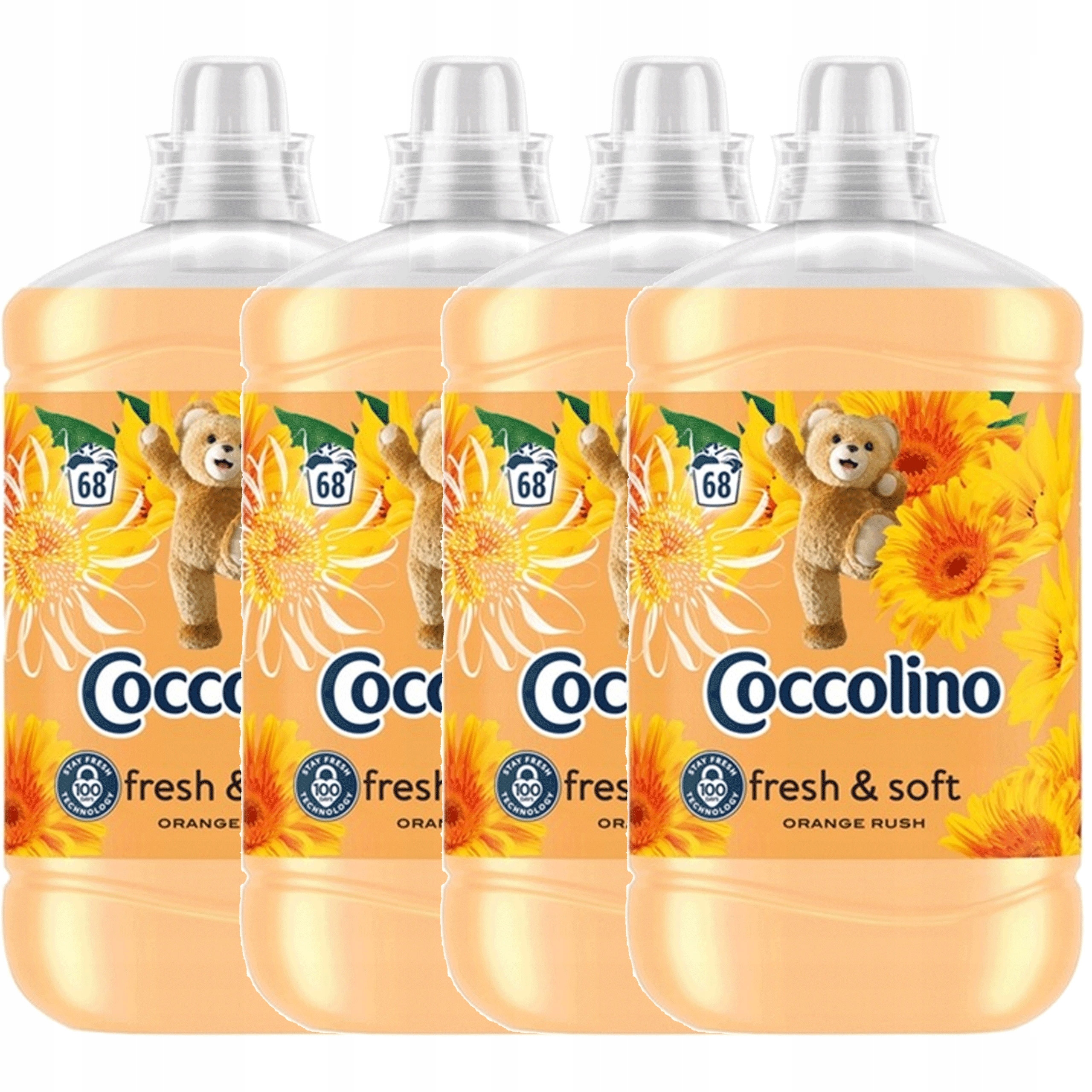 Levně Coccolino Creations Orange Rush tekutá aviváž 1,7L 68praní x4