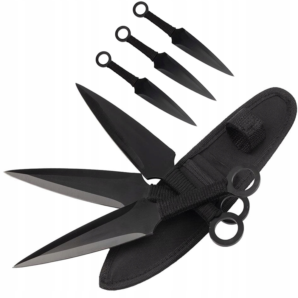

Nóż Rzutka Shuriken Noże Do Rzucania Zestaw 3 XXL