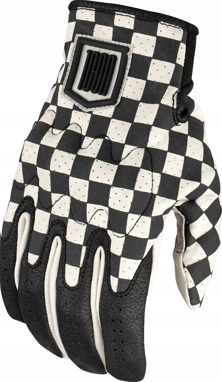Motocyklové Rukavice Icon Airform Slabtown Ce White/black 2XL
