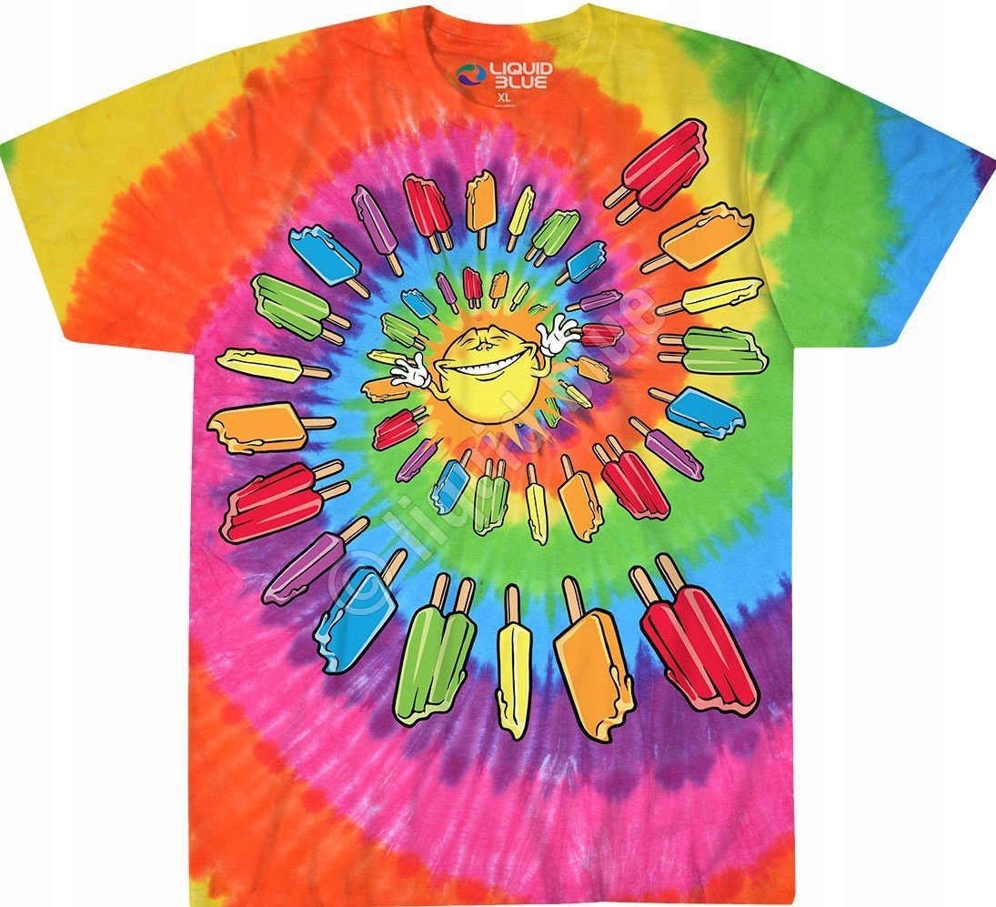 Popsicle Spiral Tekutá modrá L