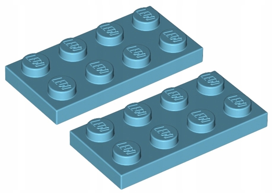 

Lego Płytka 2x4 Lazurowa (3020/4655256) 2szt