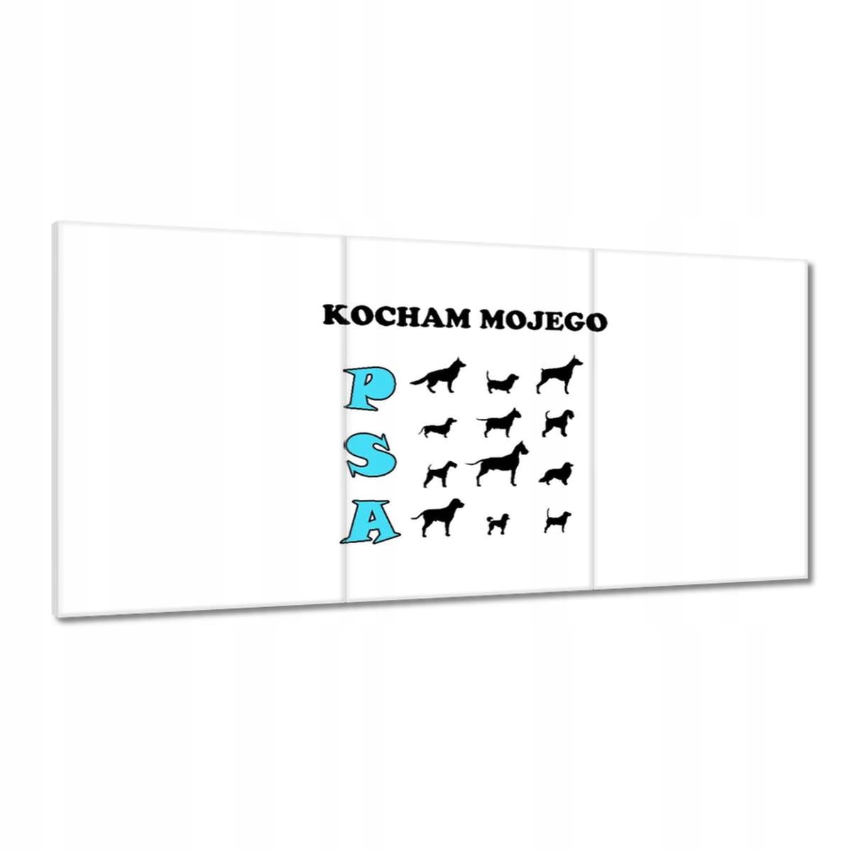 Obrazy 180x90 Milujem psa