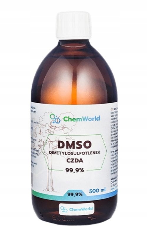 

Dmso 99,9% Dimetylosulfotlenek 500 ml ChemWorld