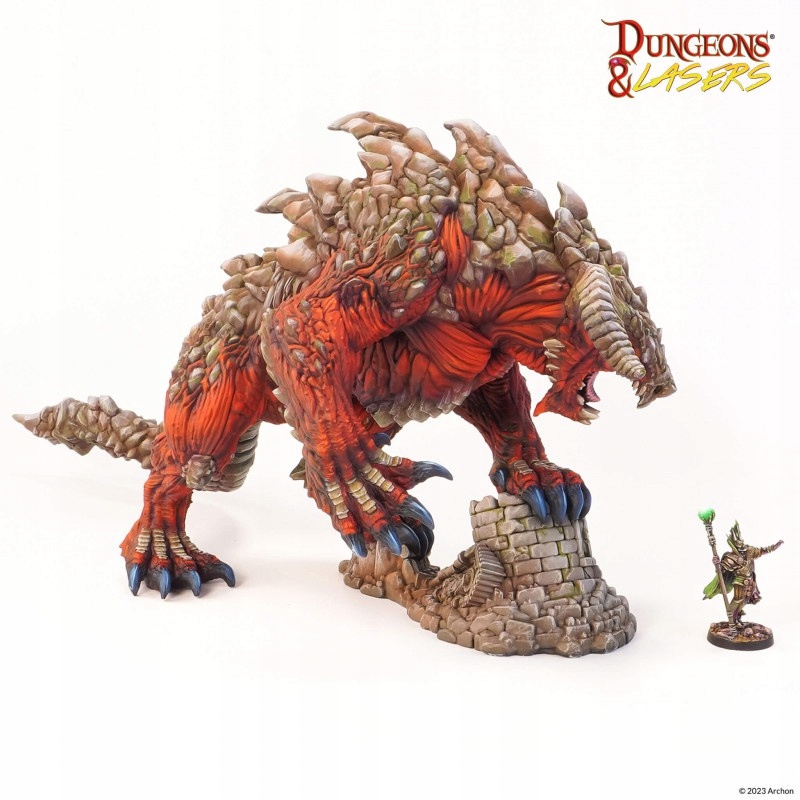 Tarrasque potwór Monster Dungeons & Lasers System Inne systemy