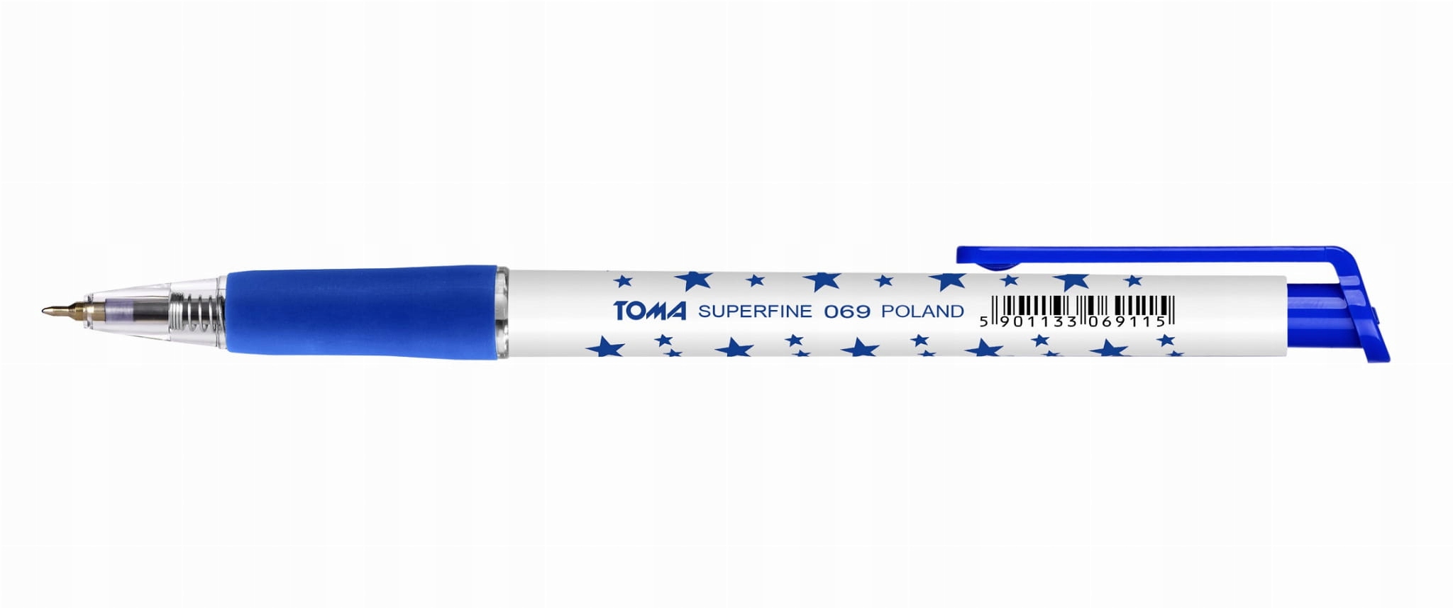 

Długopis Toma 0.50mm Gwiazdki automatyczny niebies
