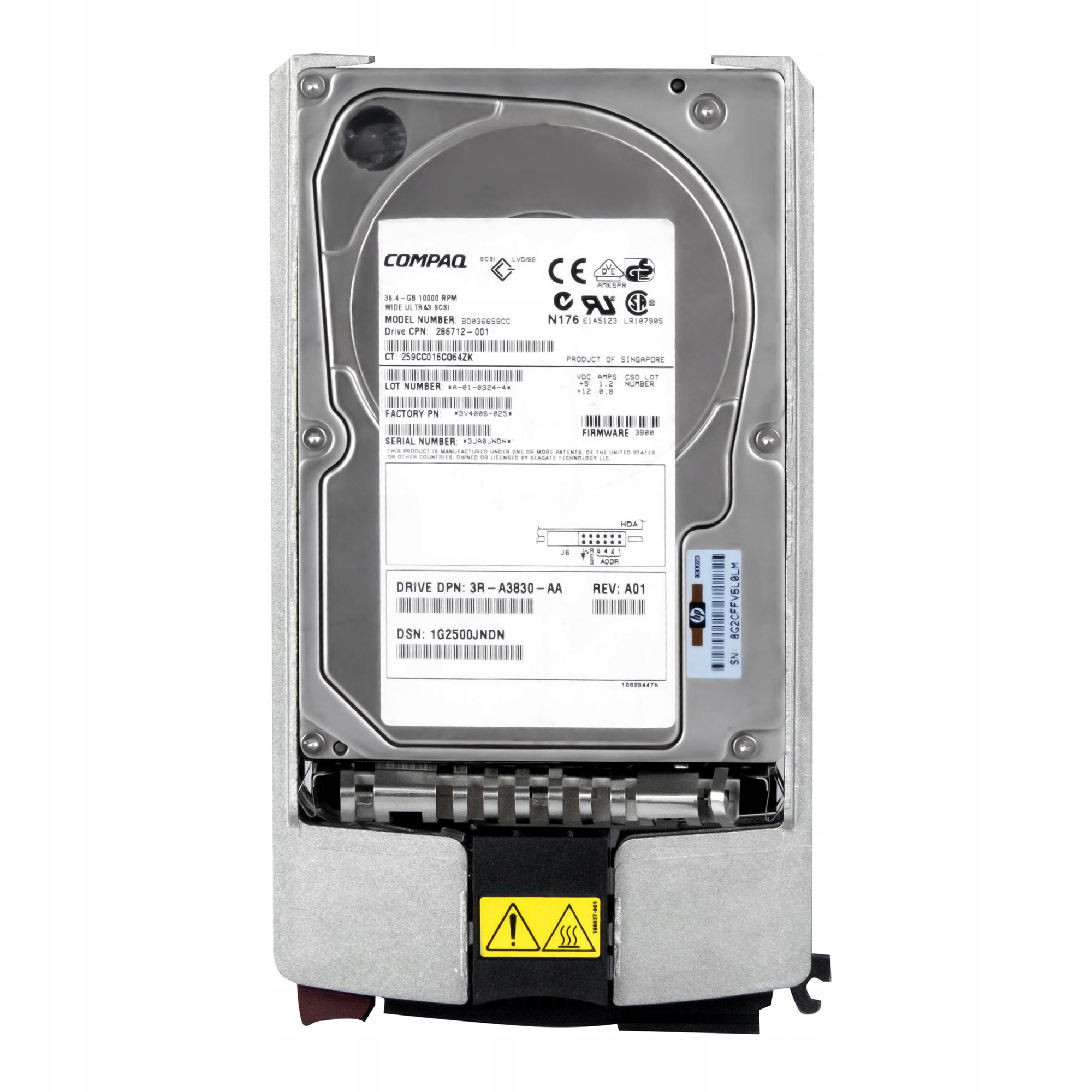 Hp Compaq BD036659CC 36,4 Gb 10K Scsi 80-pinový