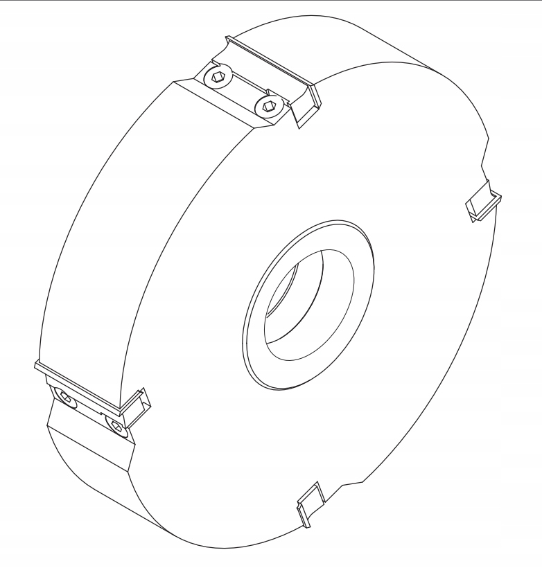Faba Hlavice s vyměnitelným ostřím Hm 80x30xH50 mm Z4