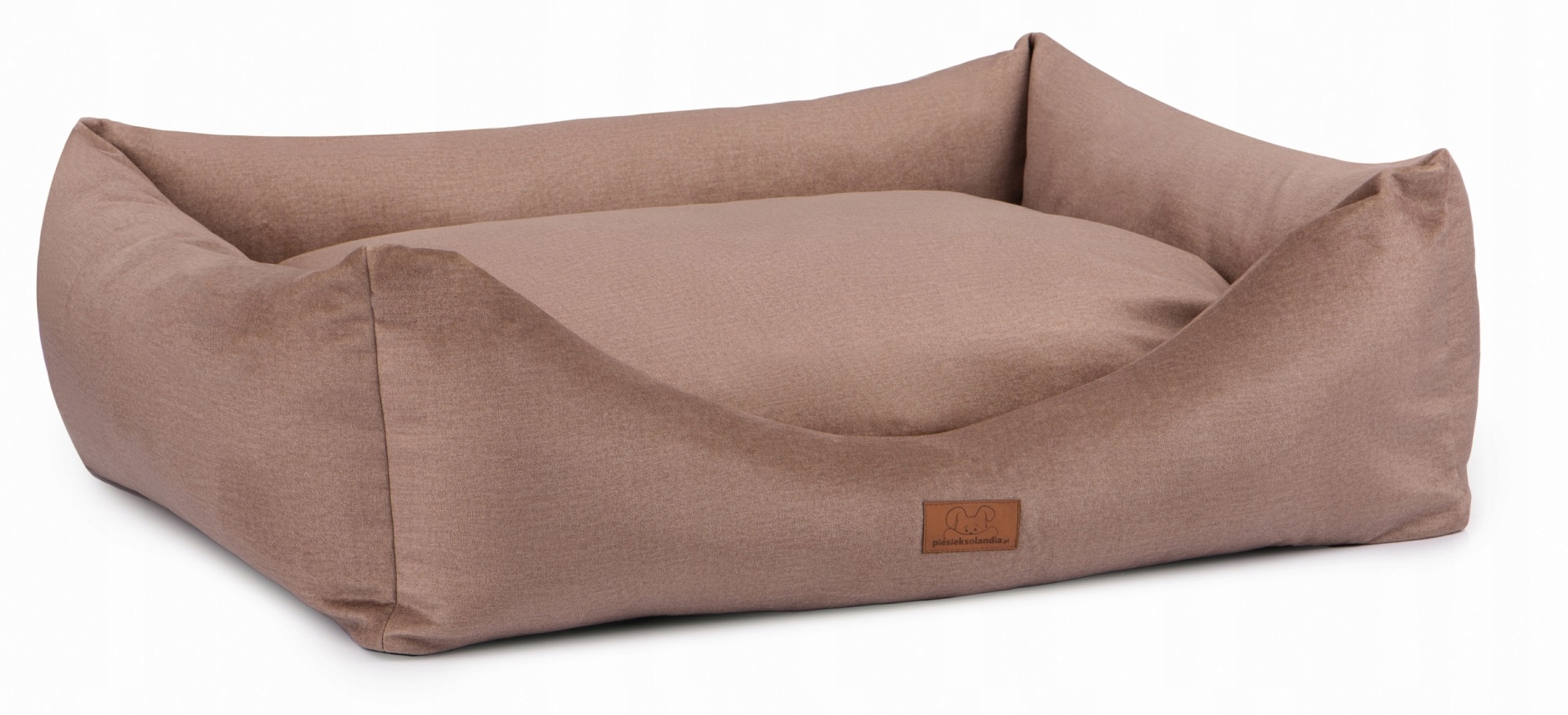 Pelíšek Pro Psa Potah Oáza Velvet Hnědá 80x60