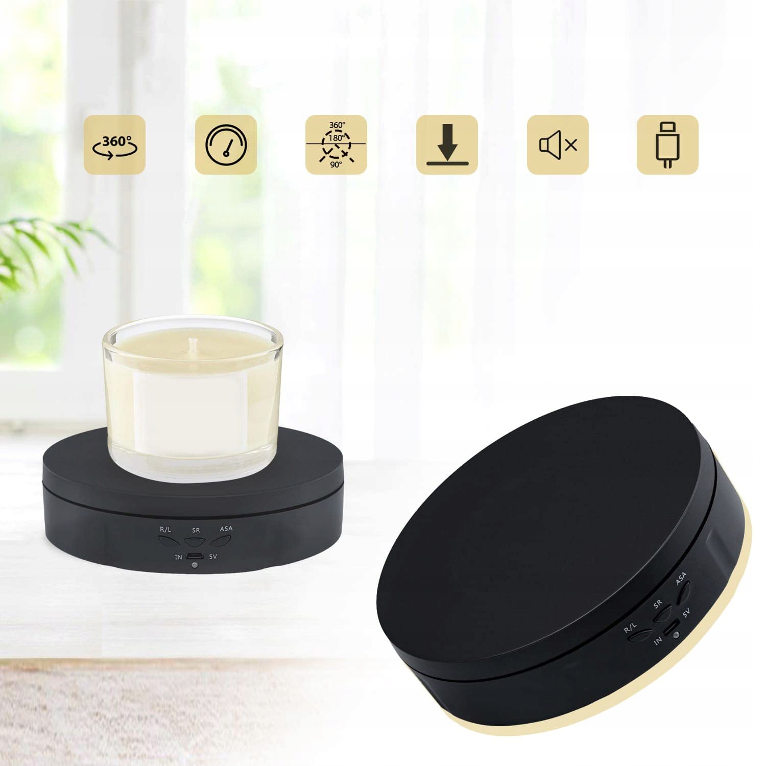 OBROTOWA PODSTAWKA STÓŁ FOTOGRAFICZNY 360 STOPNI Model STÓŁ OBROTOWY 360°