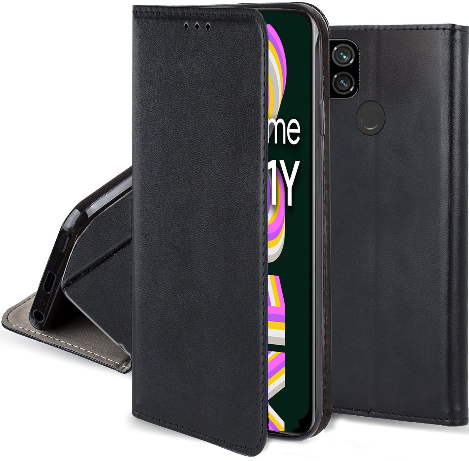 

Etui Magnetic Smart Szkło do Realme C21Y C25Y