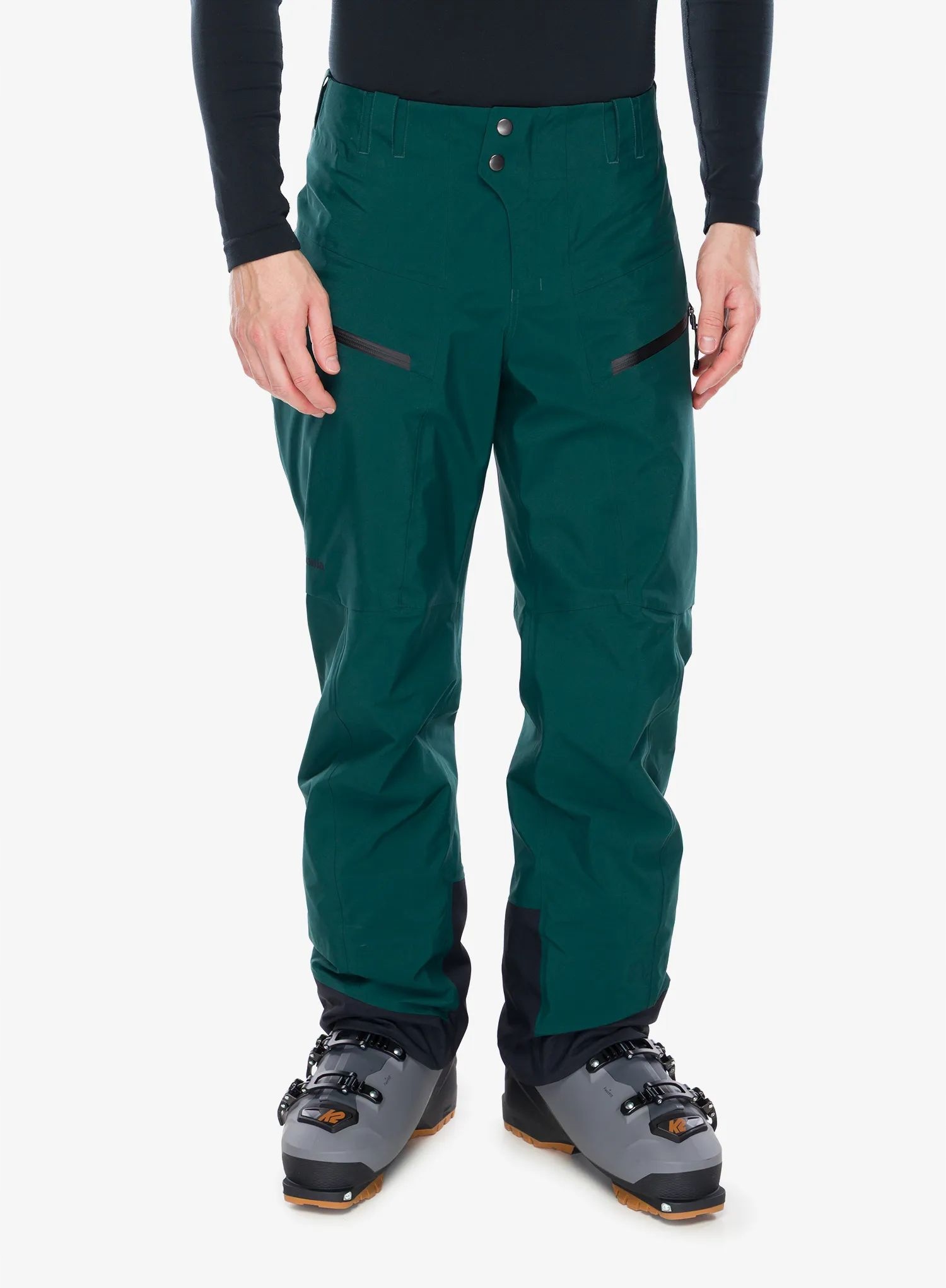 Gore Tex kalhoty Patagonia PowSlayer Pants cascade green M