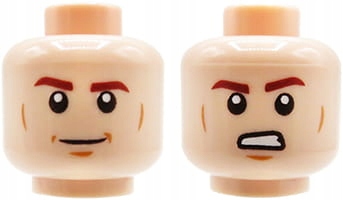 

Lego głowa główka figurki mężczyzna, cielista