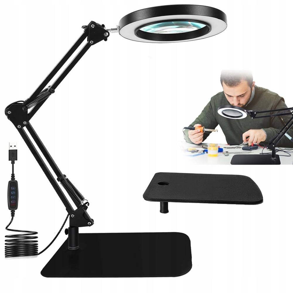 8X Zvětšovací Lampa S Optickou Čočkou 110 MM Bez Zkreslení Vidění