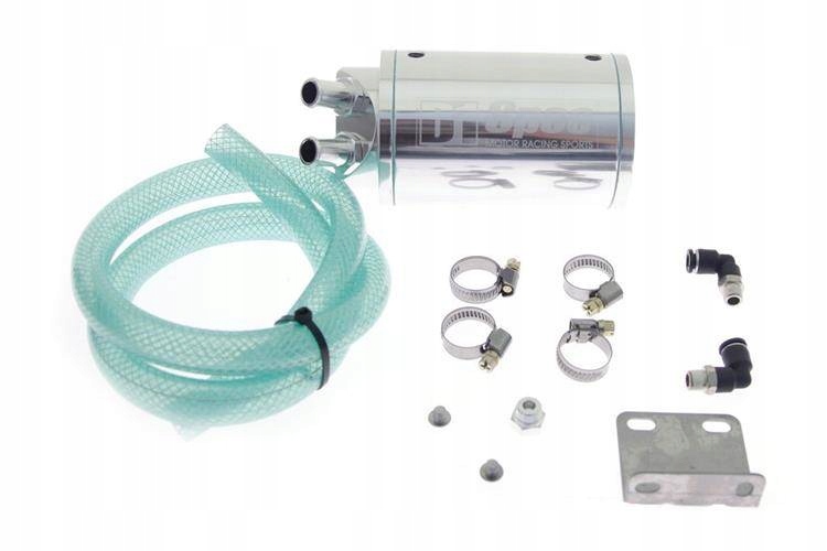 Oil catch tank 0 7L 15mm D1Spec Silver Quality of parts according to GVO Z replacement