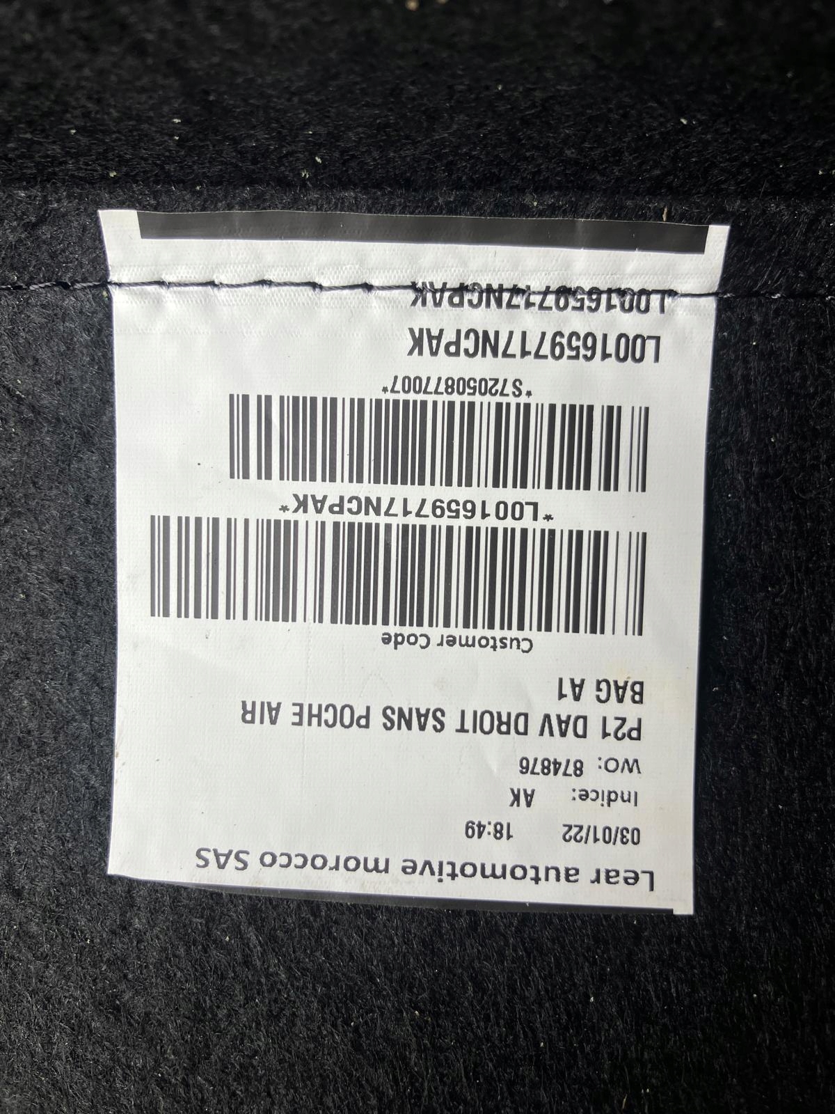 OPARCIE seat right front PEUGEOT 208 II