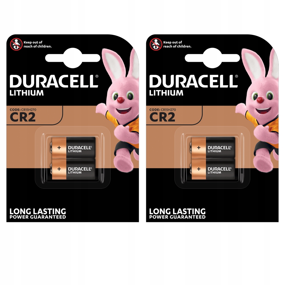 

4x Duracell Bateria Litowa CR2 2 x 2 szt.