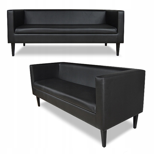 Sofa kanapa do poczekalni eko skóra skaj 160 cm poczekalnia biuro