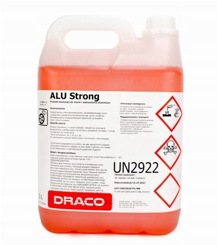 Mocny Kwas do aluminium, felg Draco Alustrong, Alu Strong