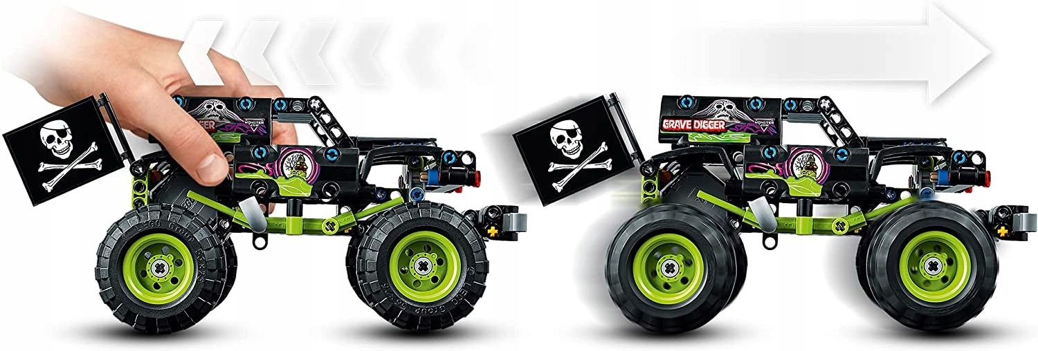 LEGO TECHNIC MONSTER JAM GRAVE DIGGER 42118 Wiek dziecka 7 lat +