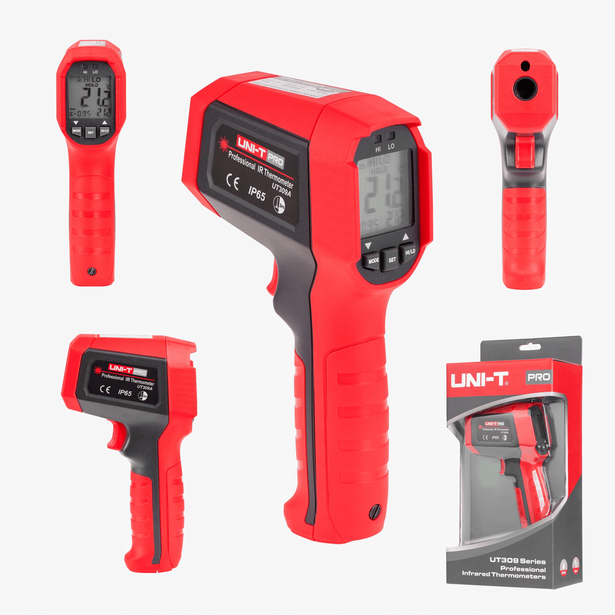 Měřič Teploty Uni-t UT309A Bezkontaktní Teploměr Ir -35~450°C Unit