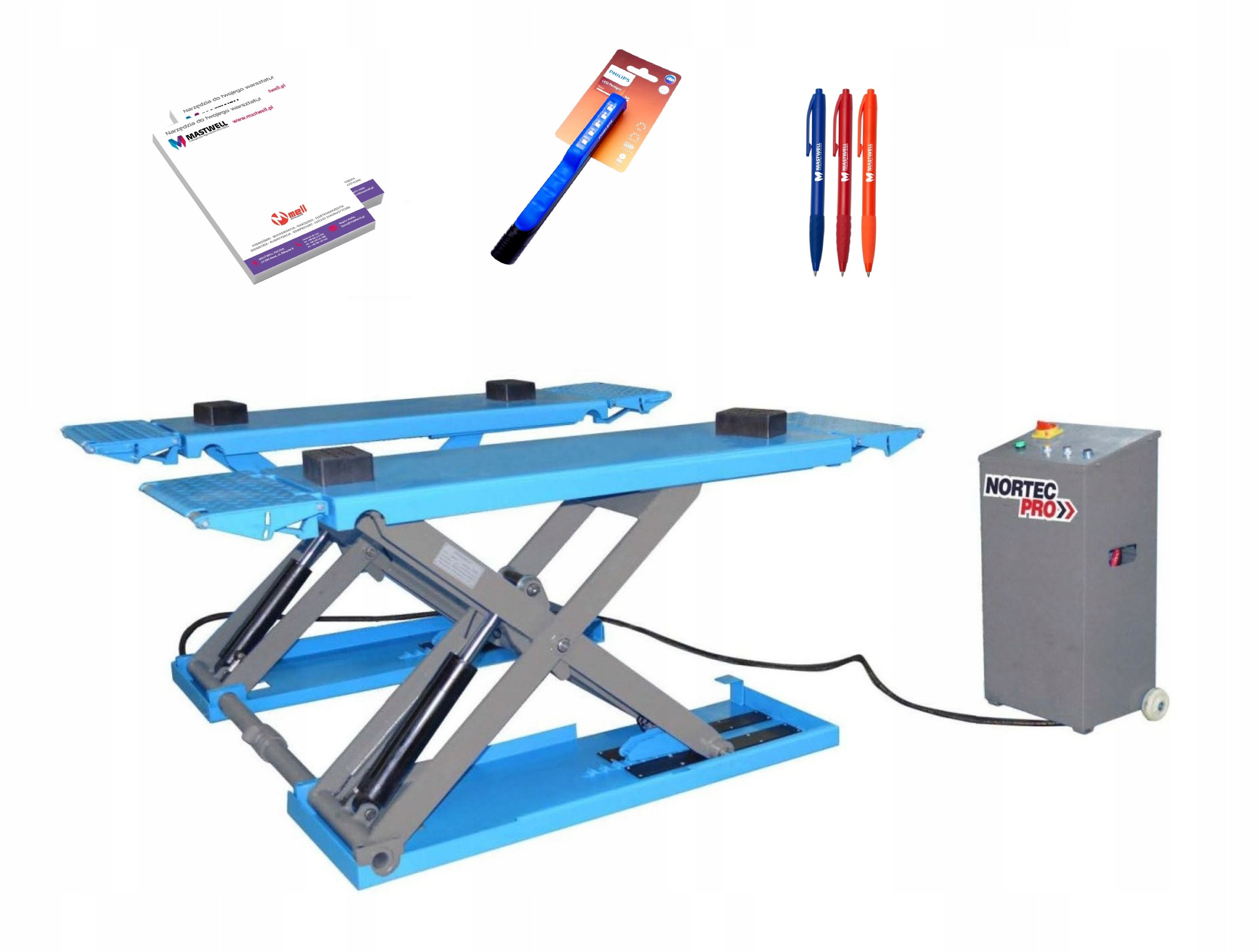 МОБІЛЬНИЙ НОЖИЧНИЙ ПІДЙОМНИК NORTEC PRO PN3001D