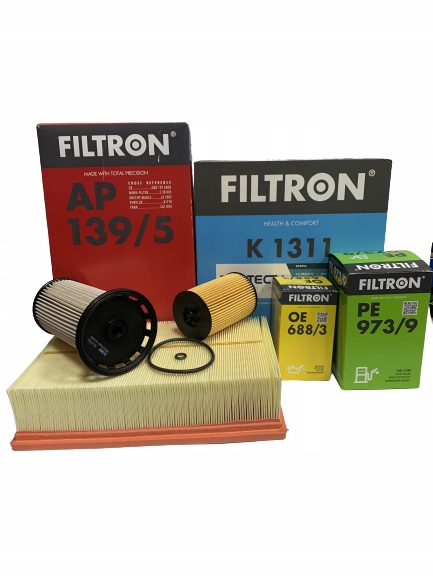 

Zestaw Filtrów Vw Golf VII T-roc 1.6 2.0 Tdi