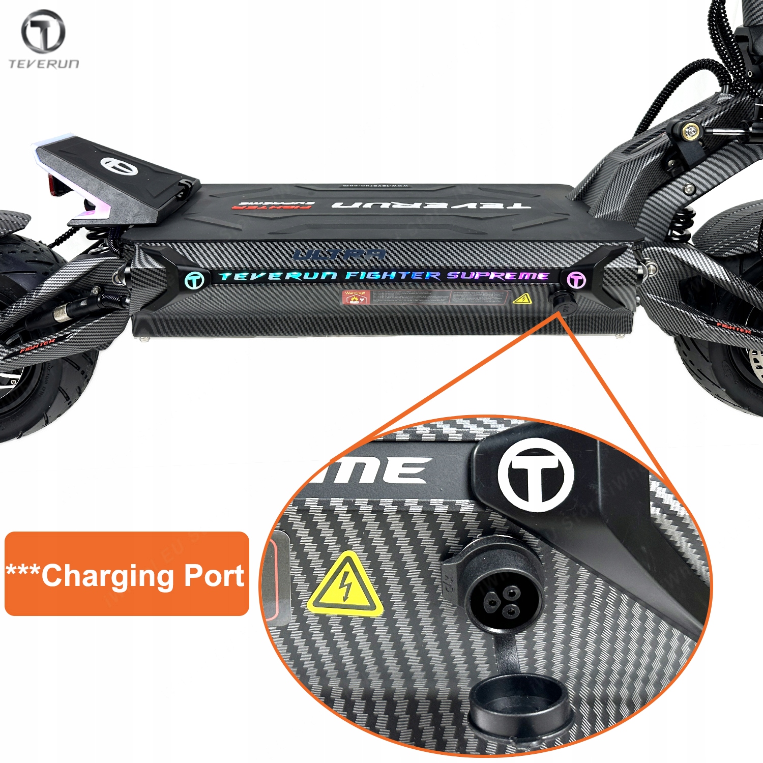 Teverun Fighter Supreme Ultra 72V 60Ah З Функцією Pke І Gps Скутер
