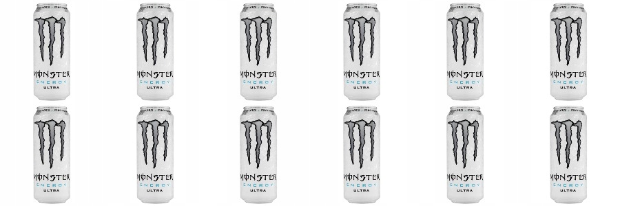 12x 500ml Monster Energy Zero Ultra White energetyk Zgrzewka