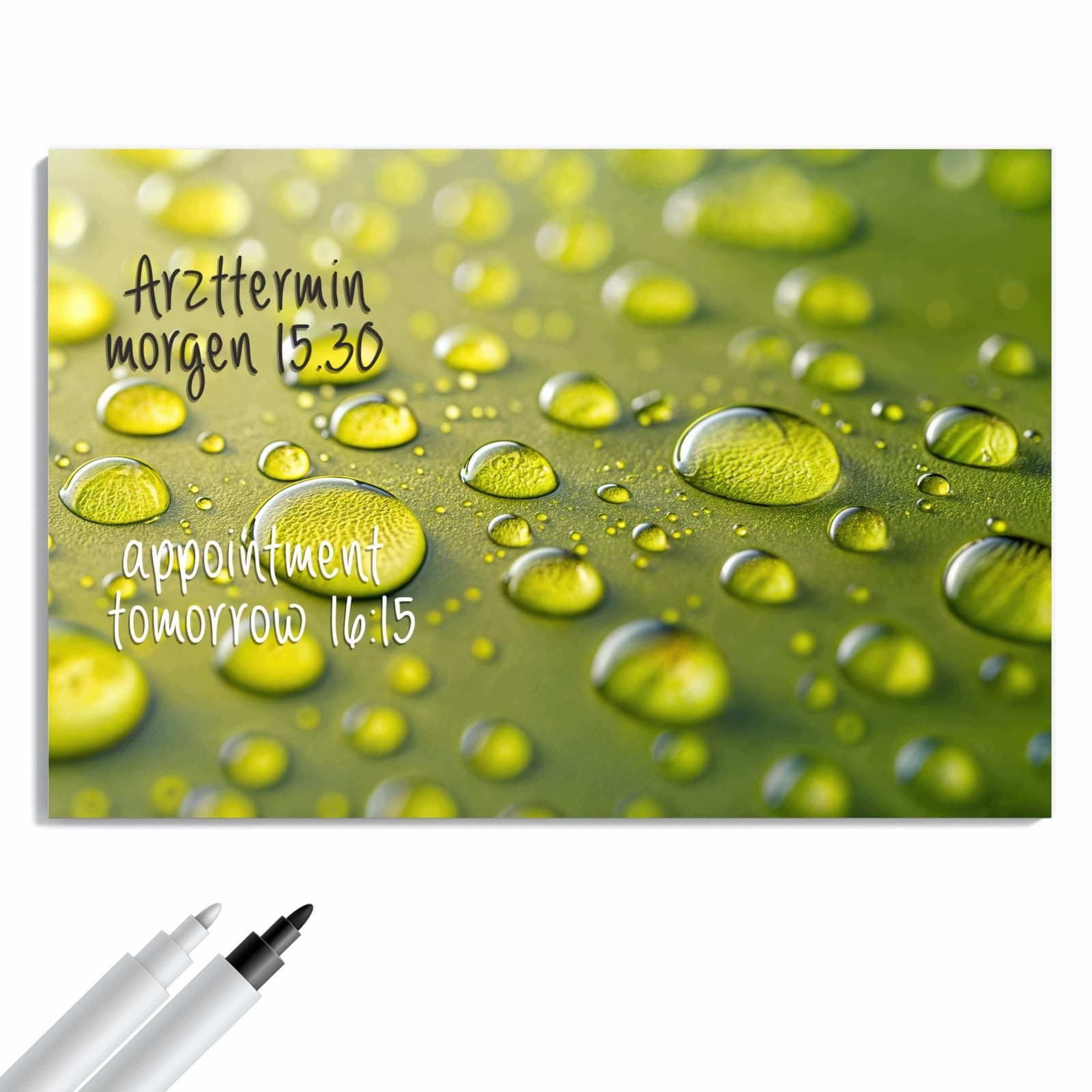 Magnetická tabule Kapky vody Blízký 60 × 40 cm