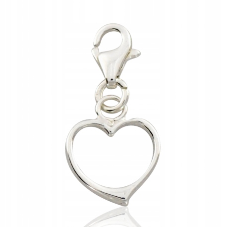 

Srebrny Charms Serduszko Serce Srebro 925 Tanio