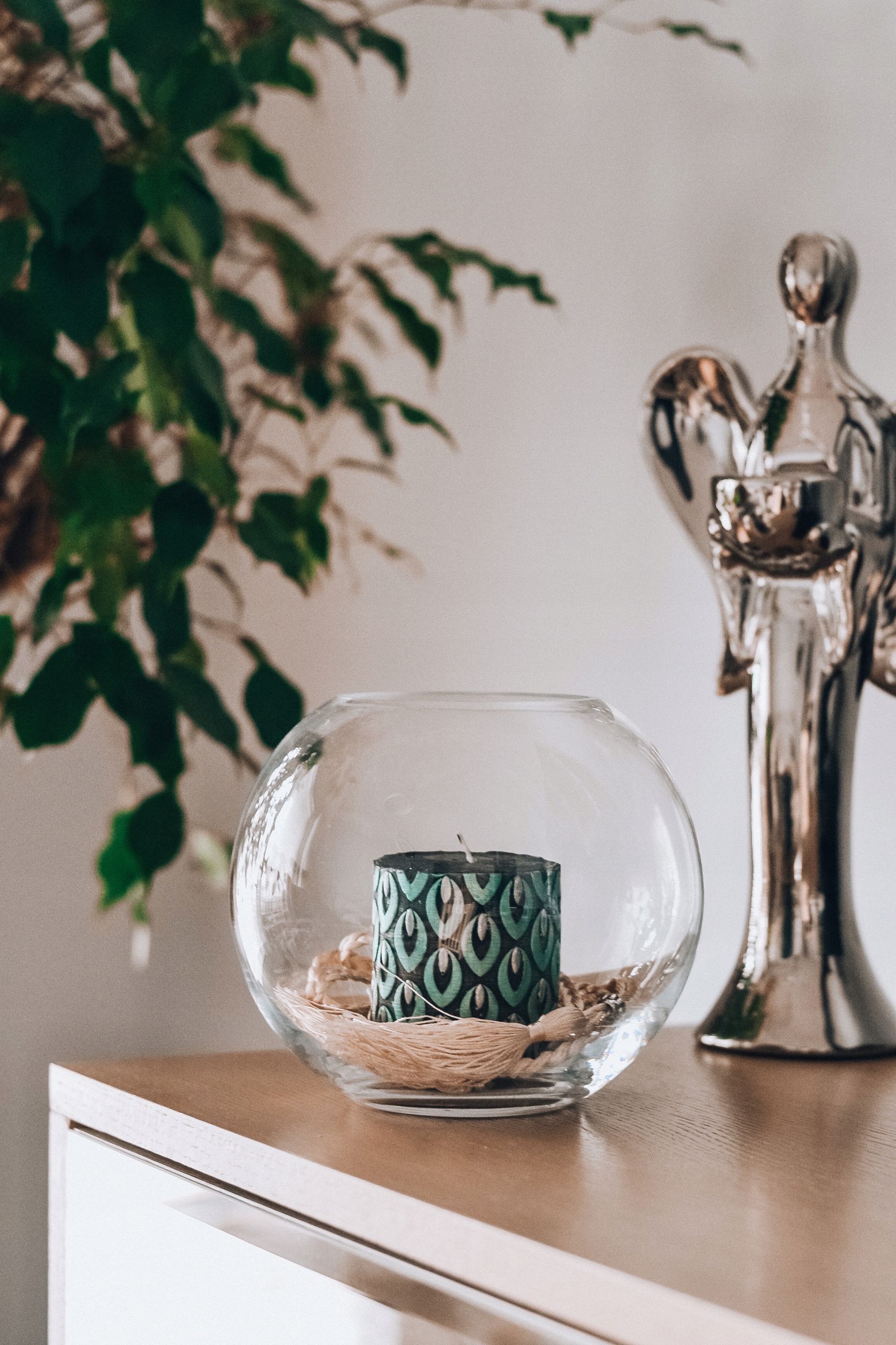 SZKLANA KULA WAZON DUŻA 10 l AKWARIUM Wysokość produktu 23 cm