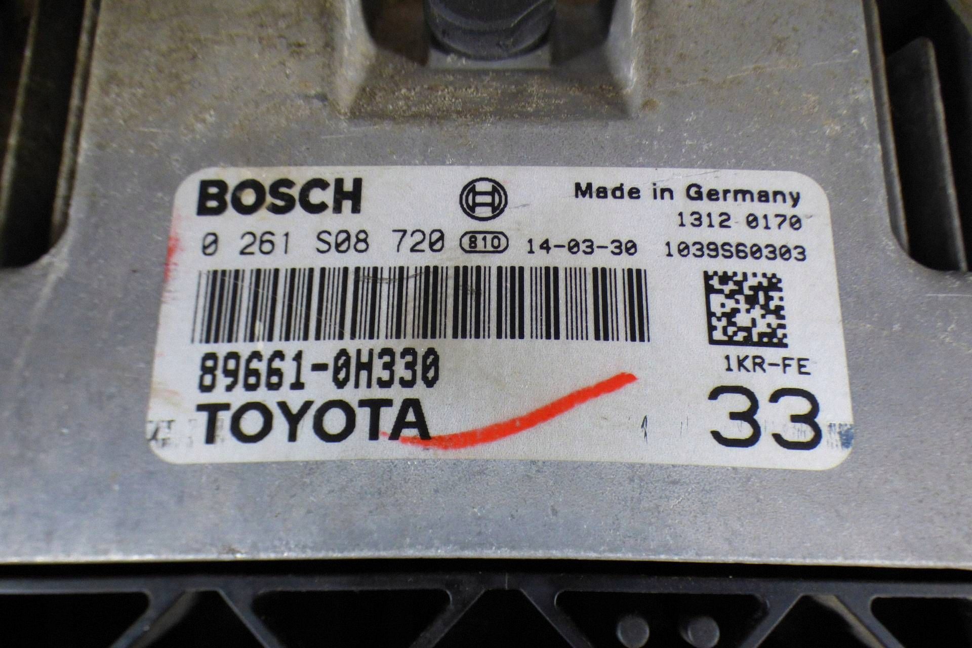 Centralina computer Motore 896610H330 st.BDB Toyota Aygo e 1.0 B