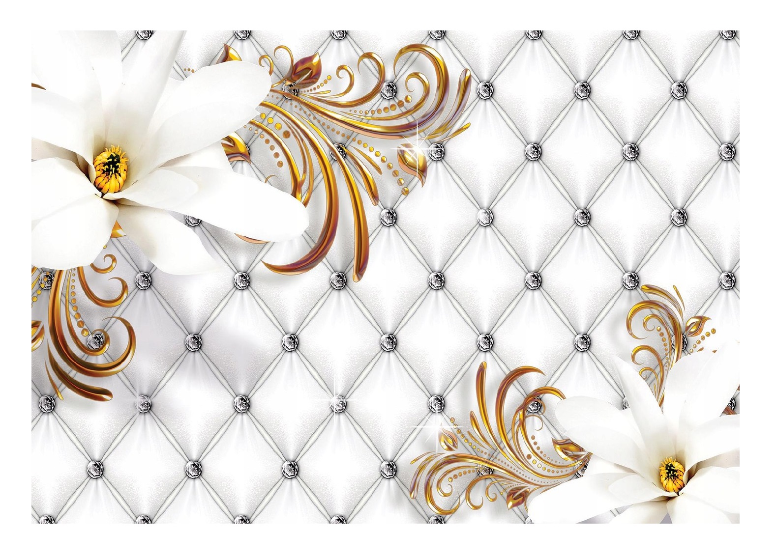 Fototapeta 3D Květiny Magnolie Do Ložnice 254x184