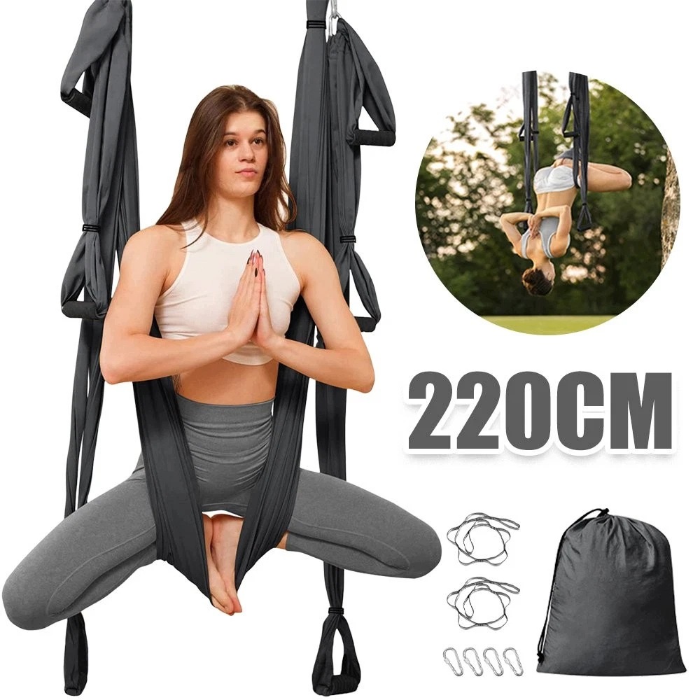 Szarfa Akrobatyczna Chusta Aerial Silk Wielofunkcyjna 220cm Nośność 300KG