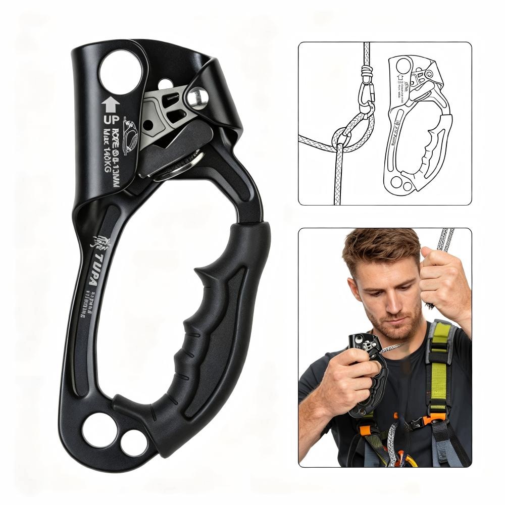 Upínací přístroj Ascension pro lezení, pravá ruka