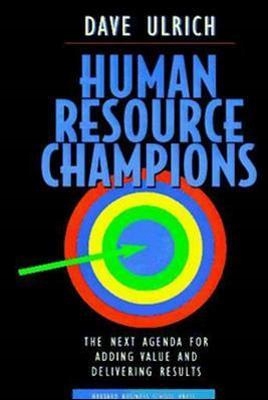 Human Resource Champions David Ulrich
