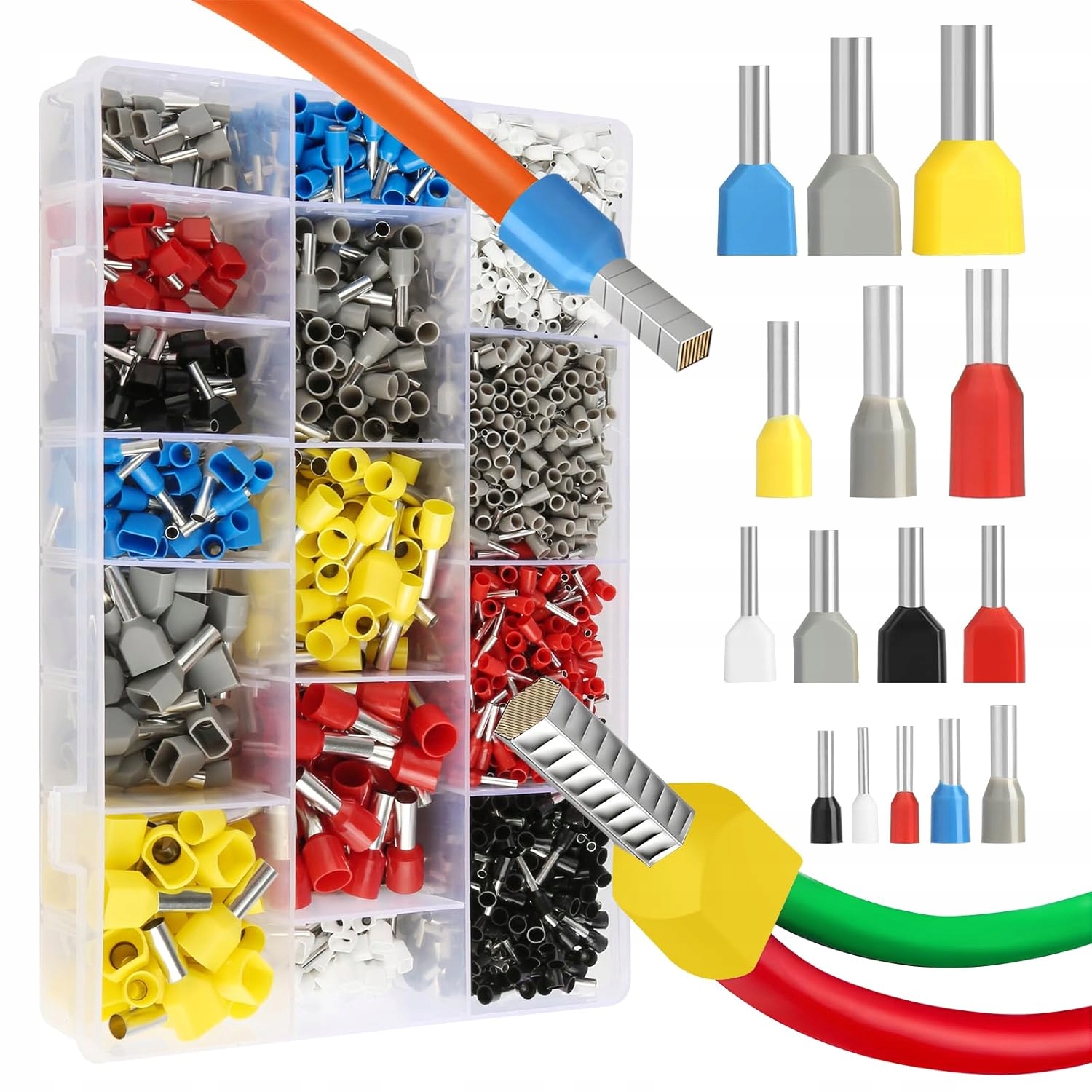 Svorkové Kabelové Pouzdra 0,5–10 MM² 2000 Kusů