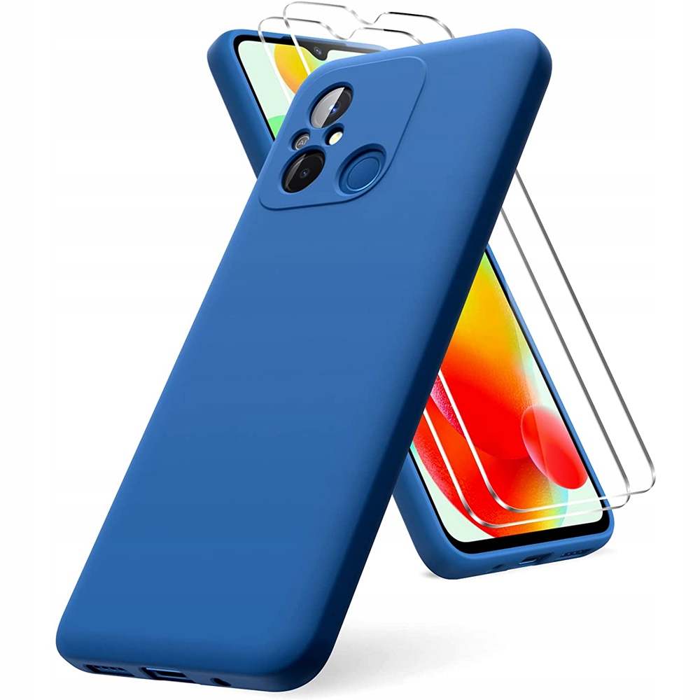 

Etui Silikon 2 x Szkło do Xiaomi Redmi 12C