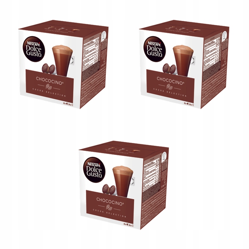 Nescafé Dolce Gusto Chococino Czekolada i mleko w kapsułkach 256g X3