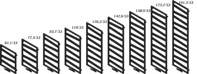 Grzejnik łazienkowy dekoracyjny 110/53 Onufry Marka inna