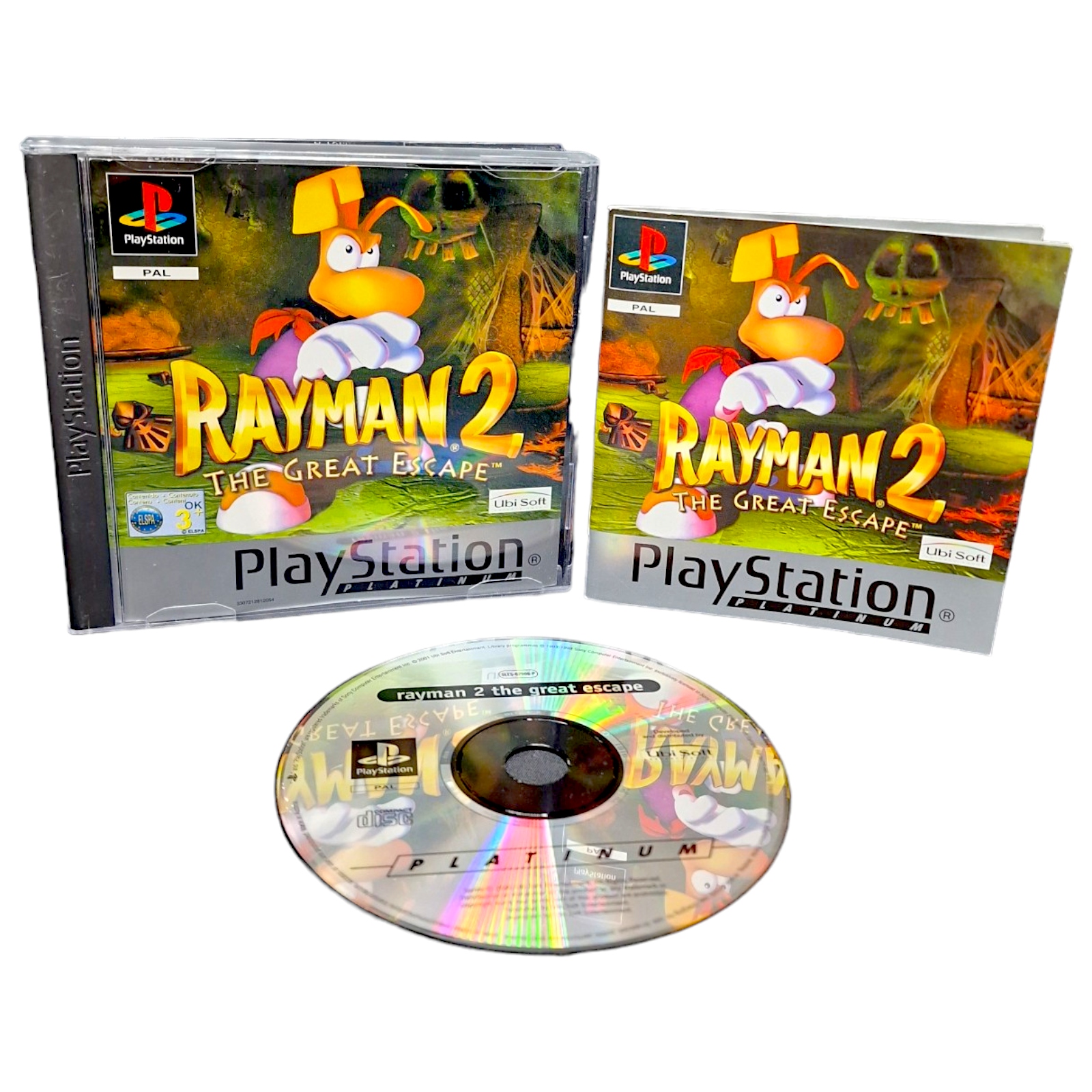 Gra RAYMAN 2 THE GREAT ESCAPE PSX Sony PlayStation (PSX PS1 PS2 PS3) #2 EAN (GTIN) 0008888310099