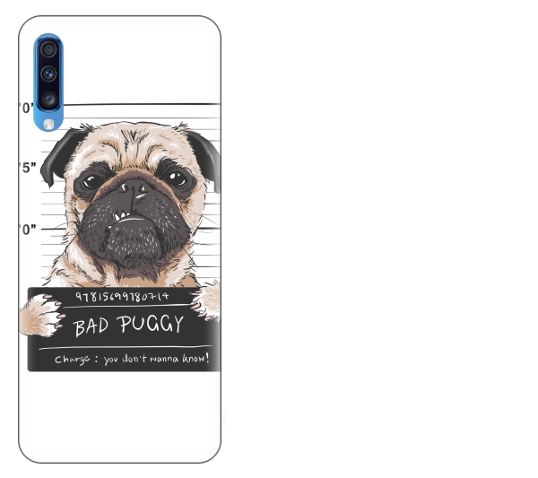 

Etui pokrowiec Samsung Galaxy A70 Bad puggy Badass