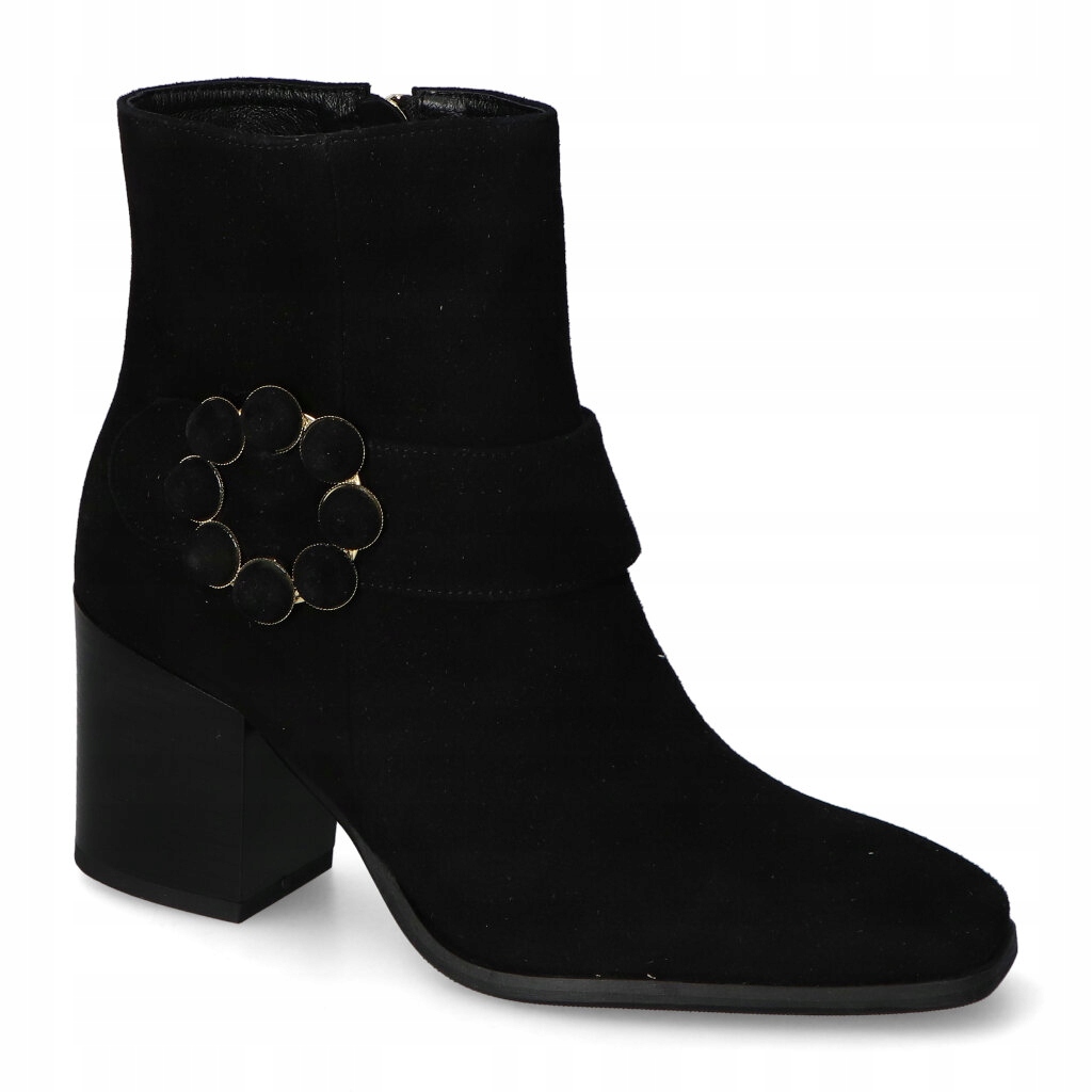 Kotníkové Boty Karino 4890/003-F Černý semiš 36