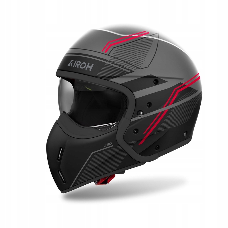 Motocyklová Prilba Airoh J110 Slim Red Matt (s)