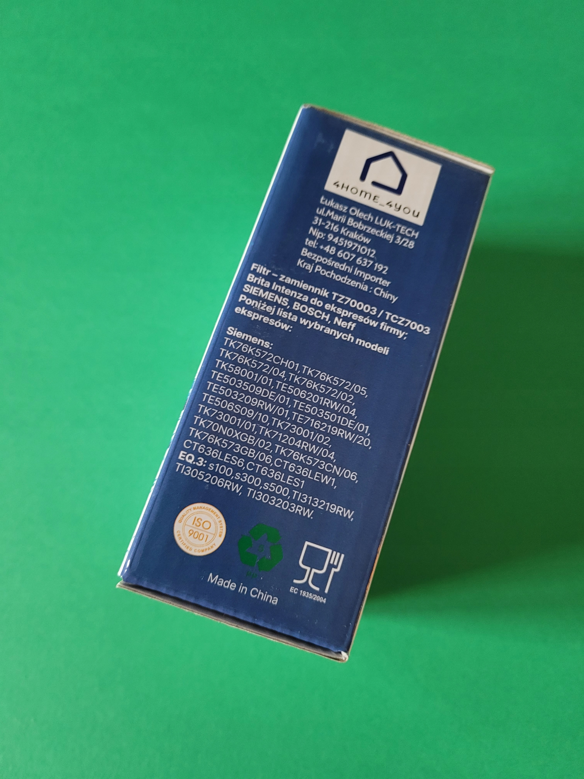 Filtr H2O ekspresy Brita Siemens TZ70003 / TCZ7003 Marka Inna