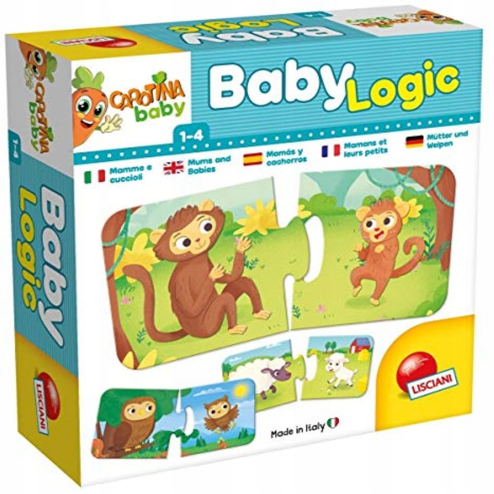 Carotina Baby Logic Mama I Dziecko 80038 [puzzle]