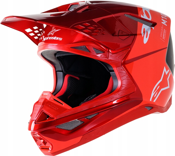 Prilba Alpinestars SM10 Supertech M10 Flood red XL