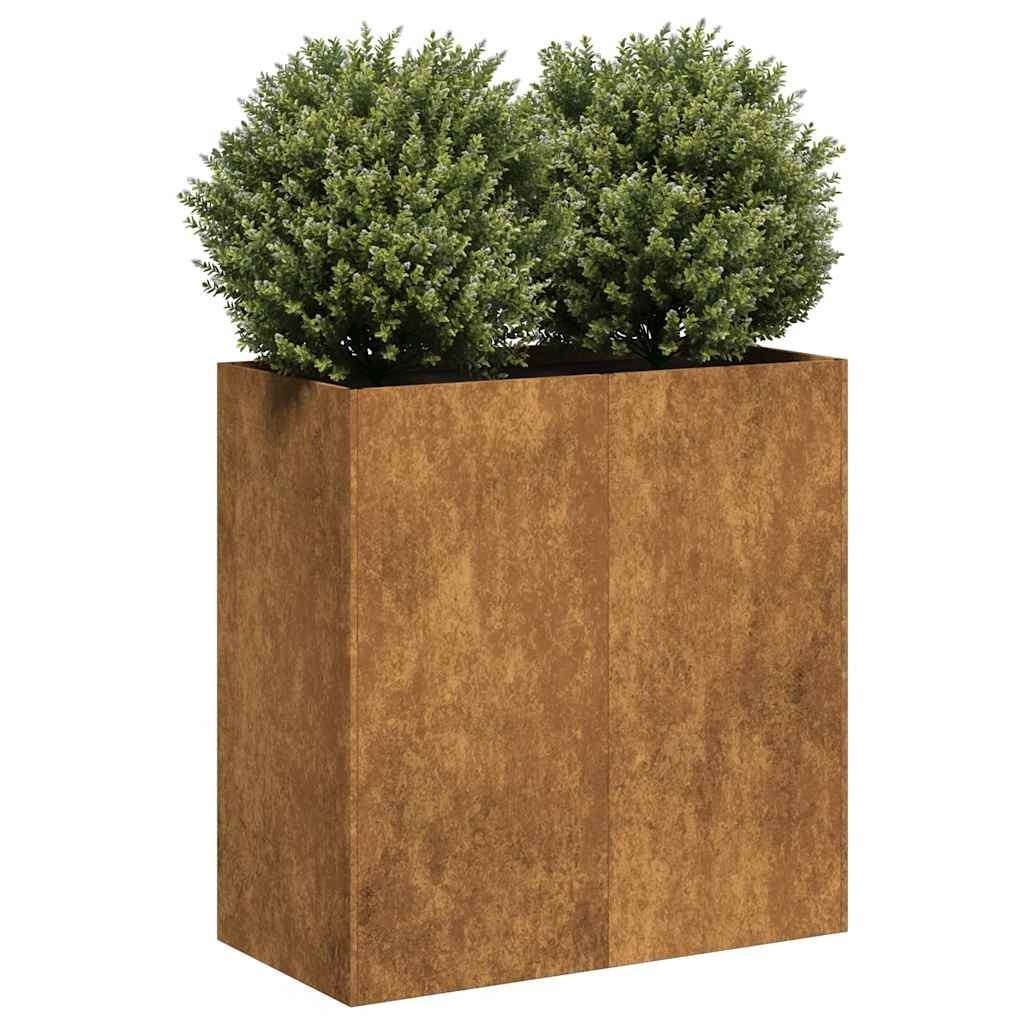 Kvetináč Rusty 80x40x80 cm Nerezová oceľ