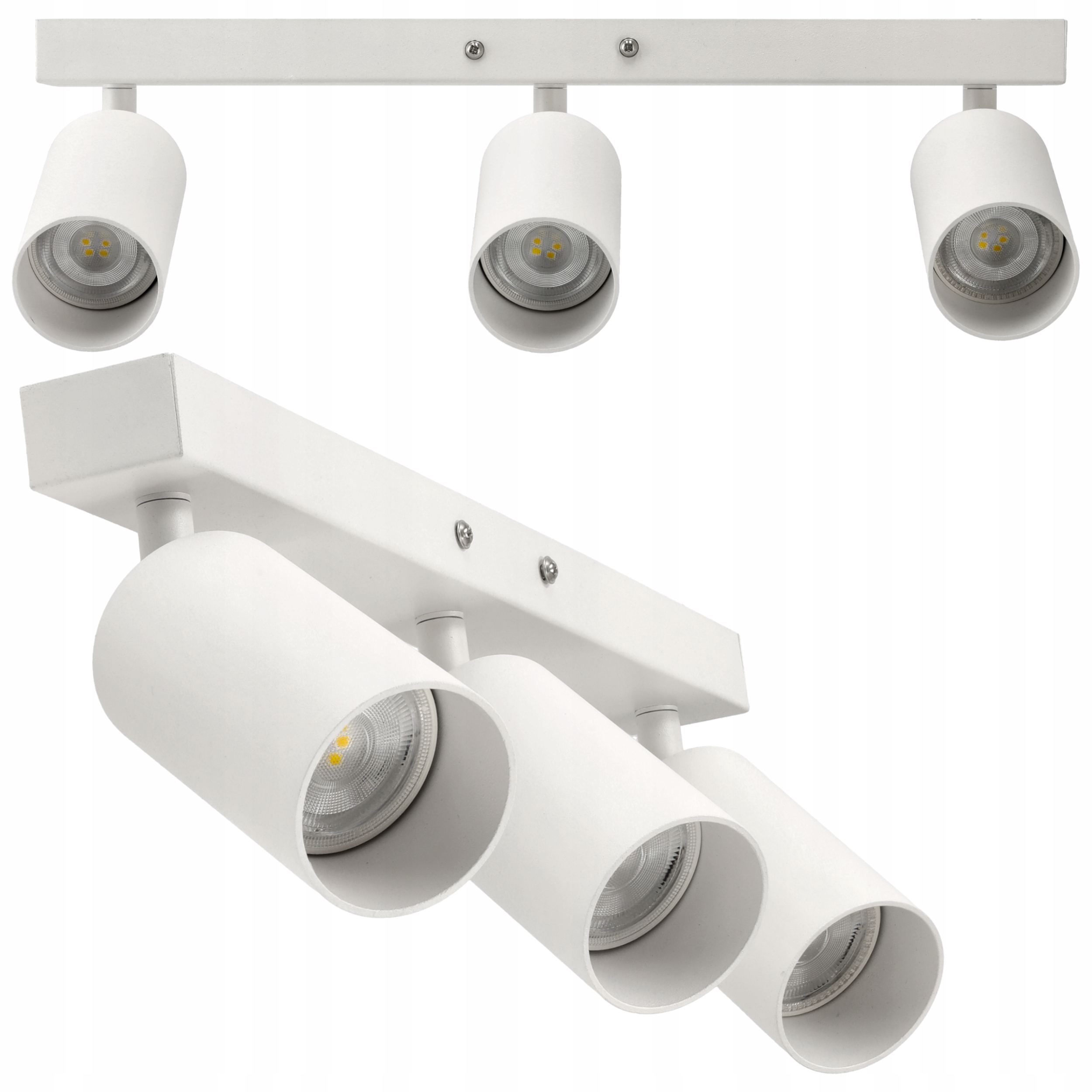 

Lampa Sufitowa Kinkiet Oprawa Natynkowa 3x White