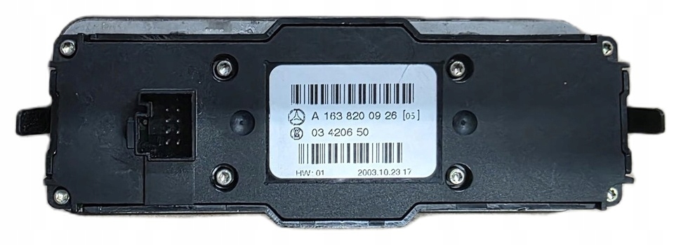PANEL Bouton Vitre Bois MERCEDES ML W163 Original A1638200926